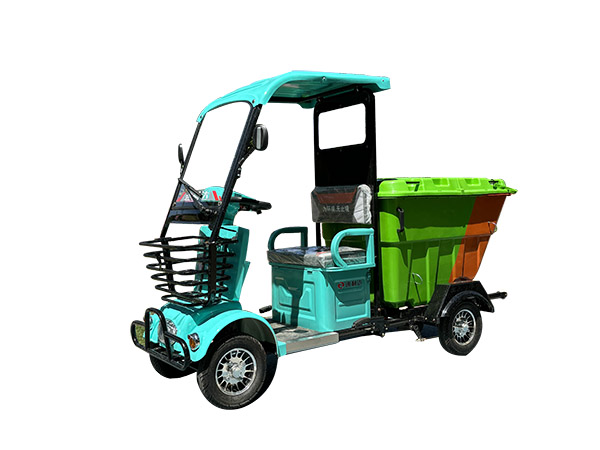 黑龍江電動四輪保潔車(500L塑料桶)